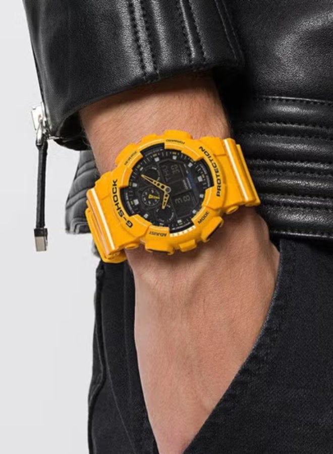 EDIFICE CASIO Men's G-Shock Watch GA-100A-9A - Image 2